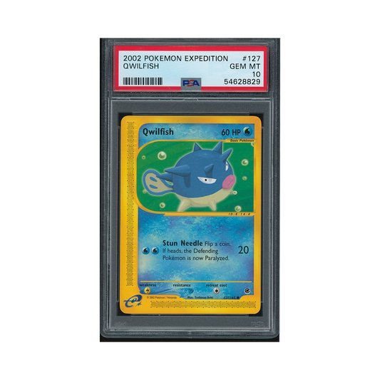 2002 Pokémon Expedition Qwilfish #127 PSA 10