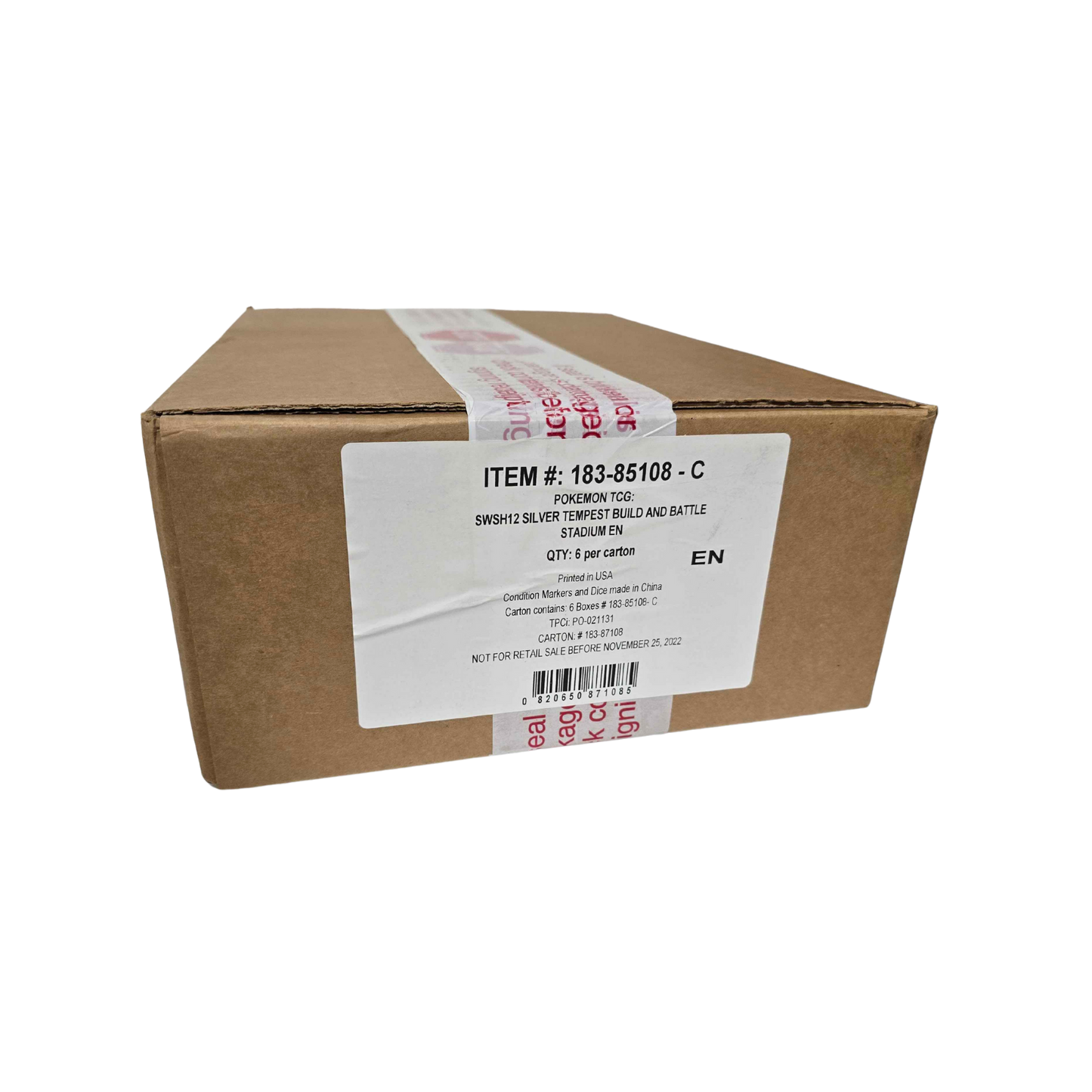 Silver Tempest Build and Battle Stadium Case [Sealed]