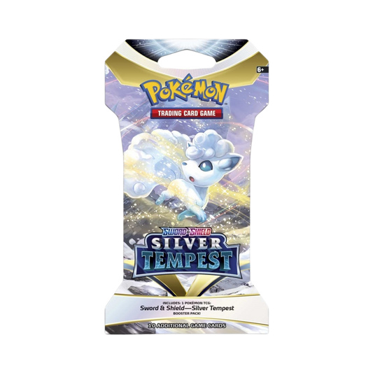 Silver Tempest Sleeved Booster Pack