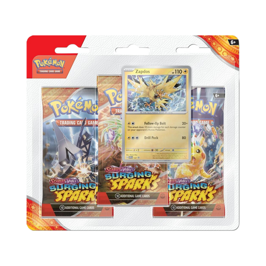 Surging Sparks 3-pack Blister [Zapdos]