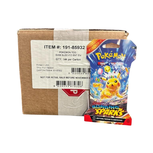 Surging Sparks Sleeved Booster Case [Sealed]