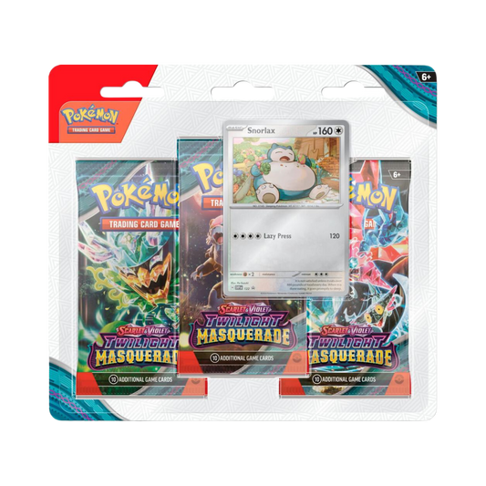 Twilight Masquerade 3 Pack Blister [Snorlax]