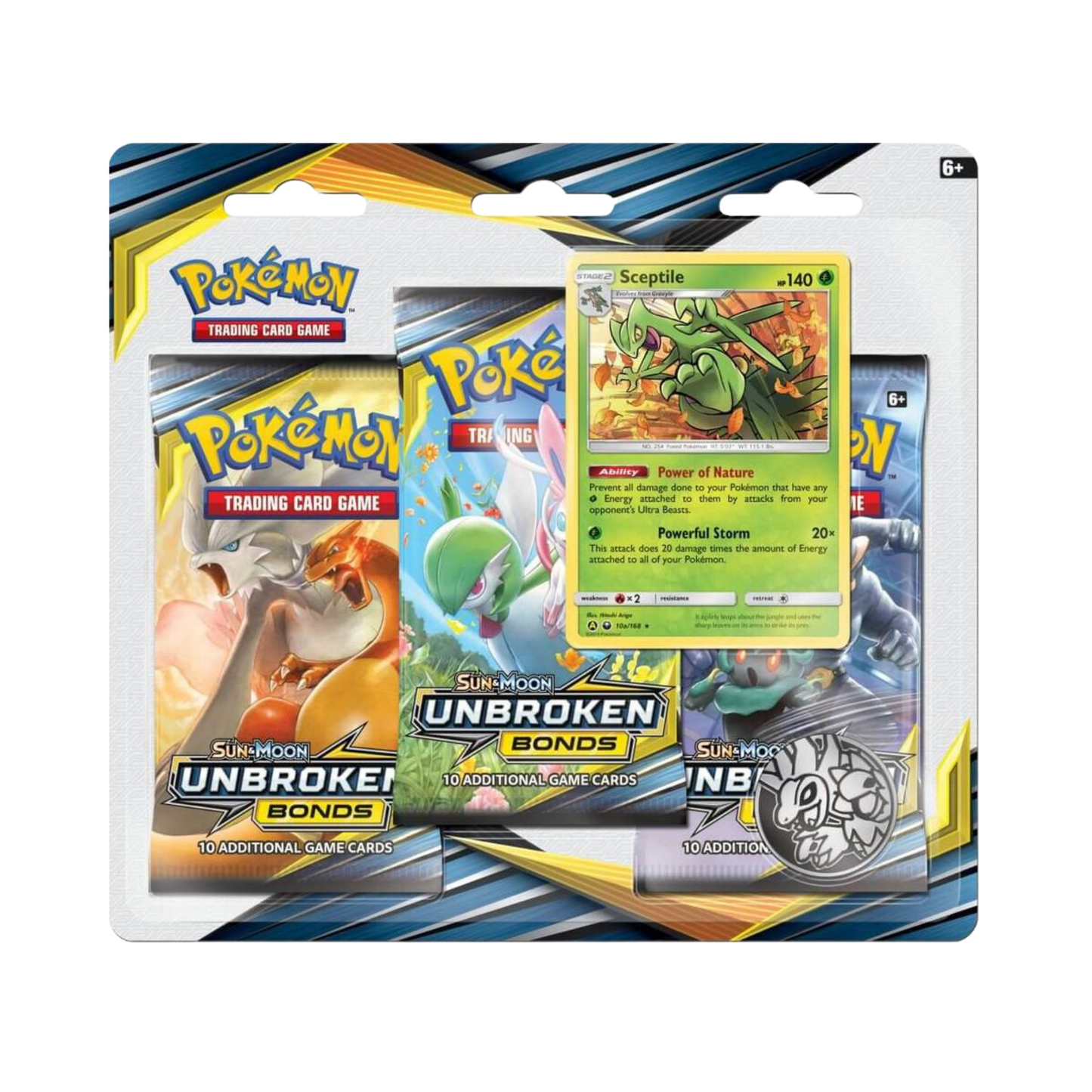 Unbroken Bonds 3-Pack Blister [Sceptile]