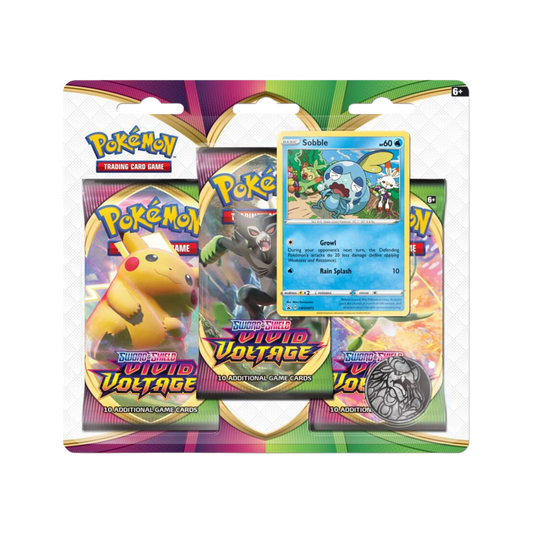 Vivid Voltage 3 Pack Blister [Sobble]