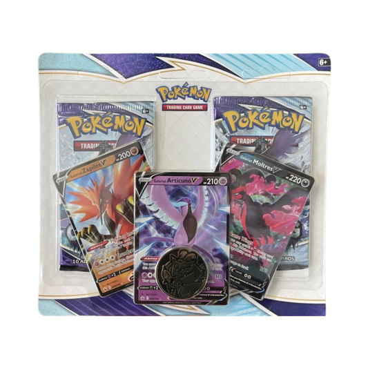 Chilling Reign 2 Pack Blister [Galarian Zapdos V, Articuno V, Moltres V]