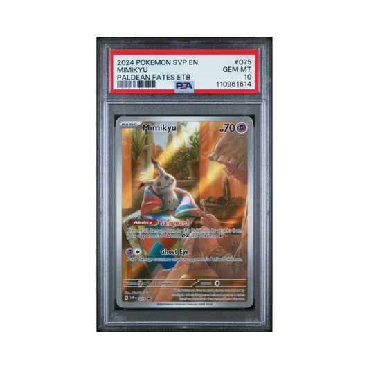 2024 Pokemon SV Paldean Fates Promo Mimikyu #75 PSA 10