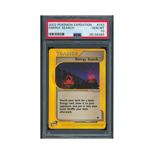 2002 Pokémon Expedition Energy Search #153 PSA 10