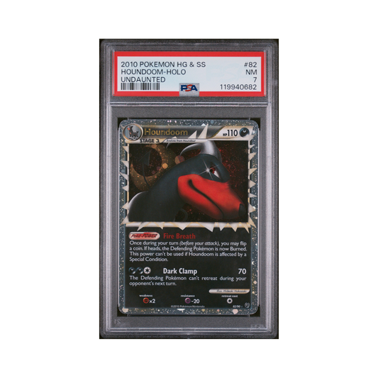2010 Pokémon Heartgold & Soulsilver Undaunted Houndoom #82 PSA 7