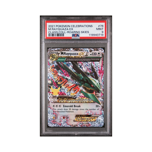 2021 Pokémon Celebrations Classic Collection M Rayquaza EX #76 PSA 9
