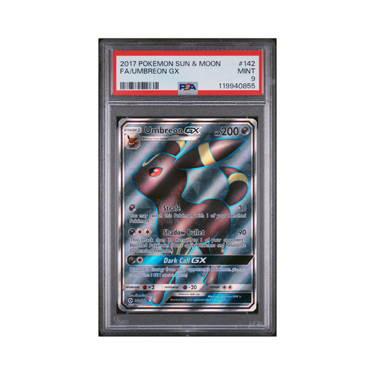 2017 Pokémon Sun & Moon Umbreon GX #142 PSA 9