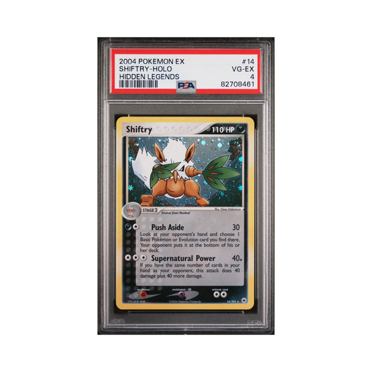 2004 Pokémon EX Hidden Legends Shiftry #14 PSA 4