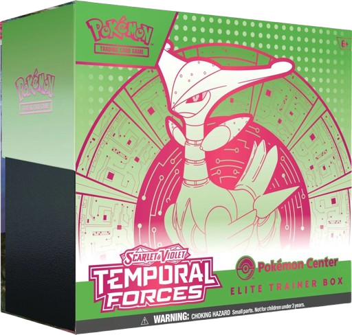 Pokemon S&V Temporal Forces Pokemon Center Elite Trainer Box [Iron Leaves]